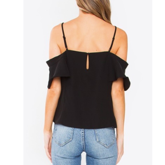 Black Off the Shoulder Top - Picture 2 of 5